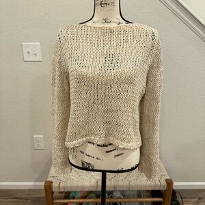 Eileen Fisher Women's Cream Sweater